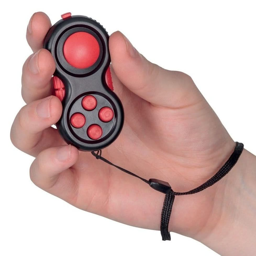 Fidget Pad, Fidget Pad,Sensory Fdget Pad,childrens fidget cube,cheap fidget cube, fidget toy, Fidget Pad – The Ultimate Multi-Sensory Stress Reliever The Fidget Pad is a compact, portable stress-relief tool designed to provide a variety of tactile experiences in one engaging device. Shaped like a game controller, this innovative fidget gadget is small enough to fit in your pocket, making it an ideal sensory toy companion for work, school, or on the go. Packed with multiple interactive features, the Fidget P