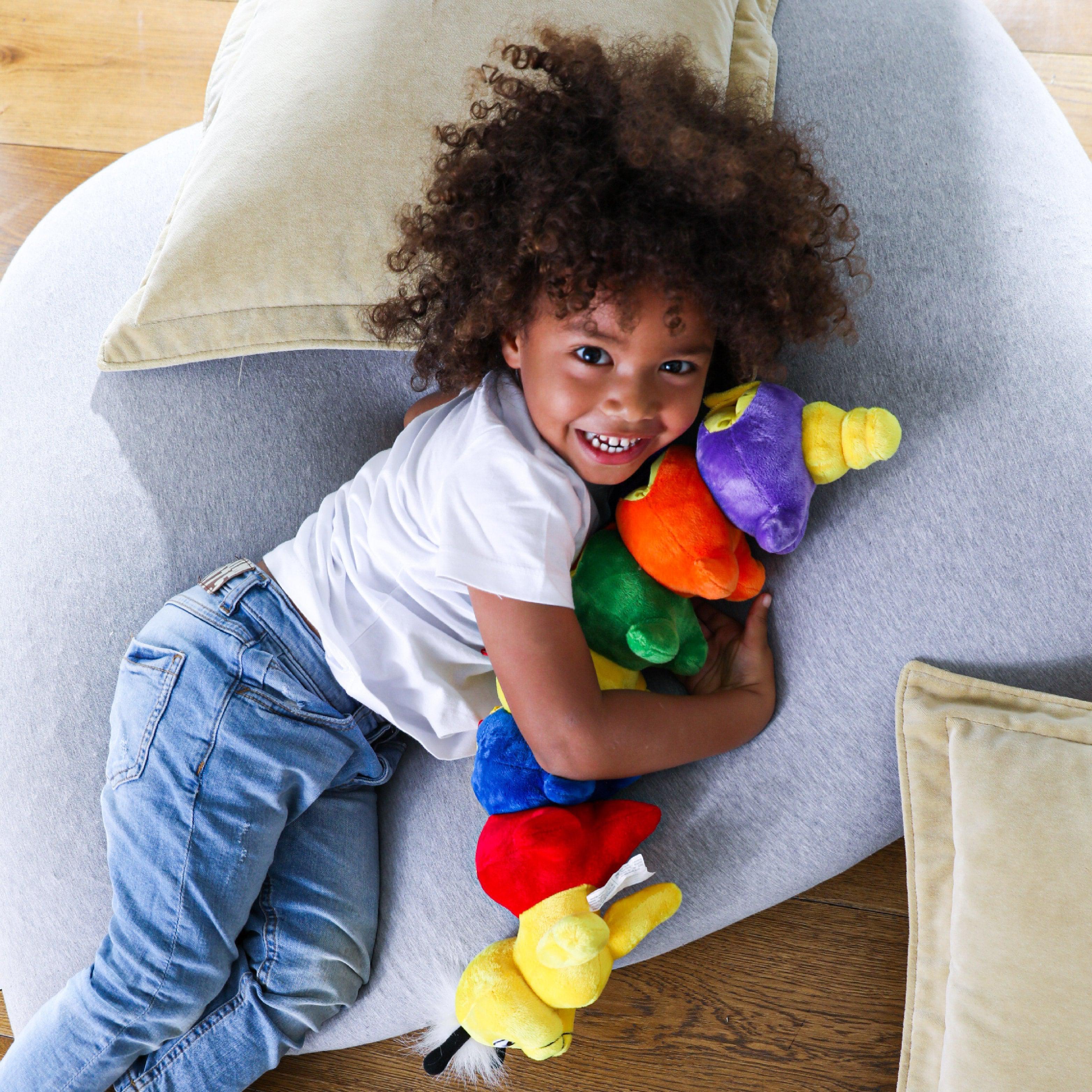 Fine Motor Millipede, Fine Motor Millipede,Fine Motor Skills toys,Dress a pillar style toy,zip toy,fine motor skills toys, Fine Motor Millipede Make learning life skills fun and engaging with the Fine Motor Millipede! This adorable, colourful caterpillar isn’t just a cuddly companion; it’s a hands-on learning tool designed to help children develop essential skills like dressing and fine motor coordination. The Fine Motor Millipede features a variety of interactive elements, including Velcro, laces, buttons,