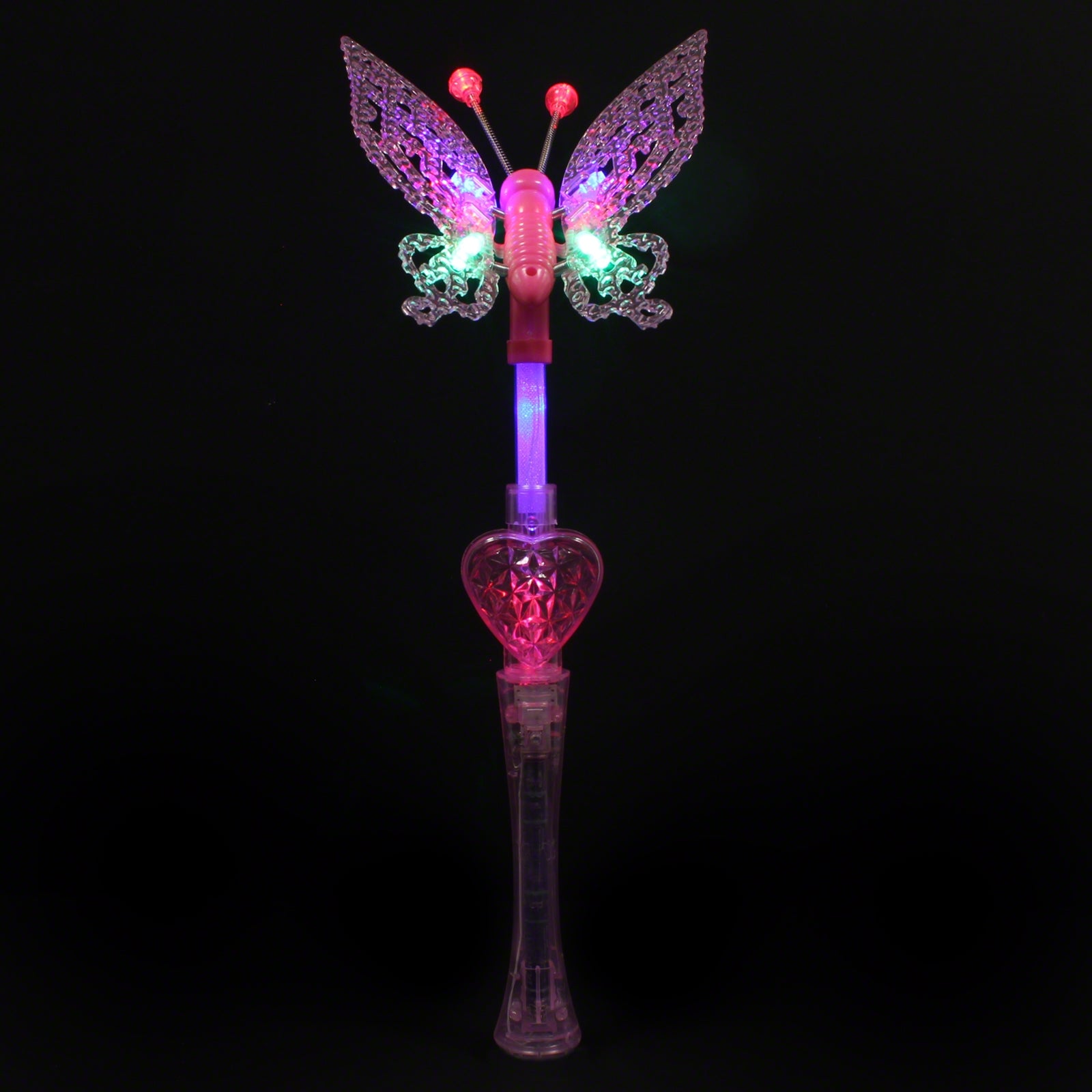 Flashing Butterfly Wand, flashing butterfly wand,butterfly wands,sensory lights,dark den lights,dark den lighting,dark den lights, Flashing Butterfly Wand,The Flashing Butterfly Wand is a charming and magical toy that lights up with a stunning array of colours, making it a delightful addition to any sensory room or playtime environment. As the Flashing Butterfly Wand is rotated, it cycles through vibrant colours like red, blue, and green, creating a mesmerizing effectThe Flashing Butterfly Wand is a charmin