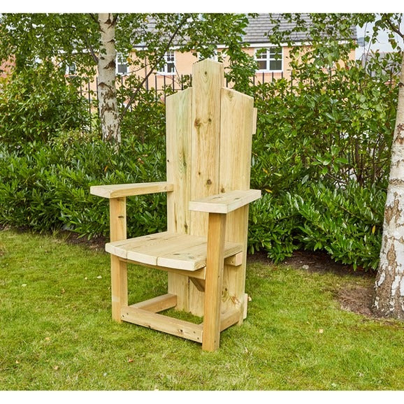 Freestanding Wooden Storytellers Throne, Freestanding Wooden Storytellers Chair,Story time outdoor wooden chair,Playground equipment,school playground equipment,school playground wooden houses, Freestanding Wooden Storytellers Throne,This beautiful chunky Storytellers Throne will make any child feel like royalty! The Storytellers Throne is designed to capture a child's imagination and spark creativity, this chair is great for outdoor storytelling and role play. Large enough to seat two children together, it