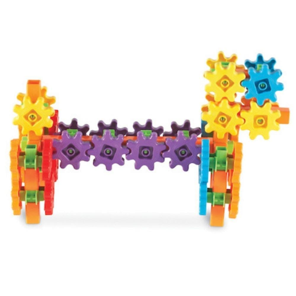 Gears Gears Gears Deluxe Building Set of 100, Gears Gears Gears Deluxe Building Set of 100, Learning resources gear builders,STEM resources,Stem toys,EYFS stem toys,Primary school stem resources, Gears Gears Gears Deluxe Building Set of 100,Fun meets value with this Gears! Gears! Gears Deluxe Building Set of 100. Fine motor skills grow as children build, learn and experiment with this set. Using the gears, cranks, pulleys, interconnecting base plates and connectors, children can develop their problem solvin