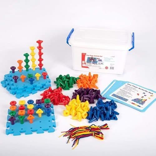 Geo Pegboard Activity Set, Geo Pegboard Activity Set,special needs pegboard,special needs peg board,pegboard fine motor skills,games for fine motor skills,special needs toys,special needs toys and games, Geo Pegboard Activity Set,Unlock a World of Learning with the Geo Pegboard Activity Set! Immerse your child in a multi-dimensional learning experience with the Geo Pegboard Activity Set. This comprehensive toolkit is carefully designed to hone a range of skills from fine motor development to logical reasoni