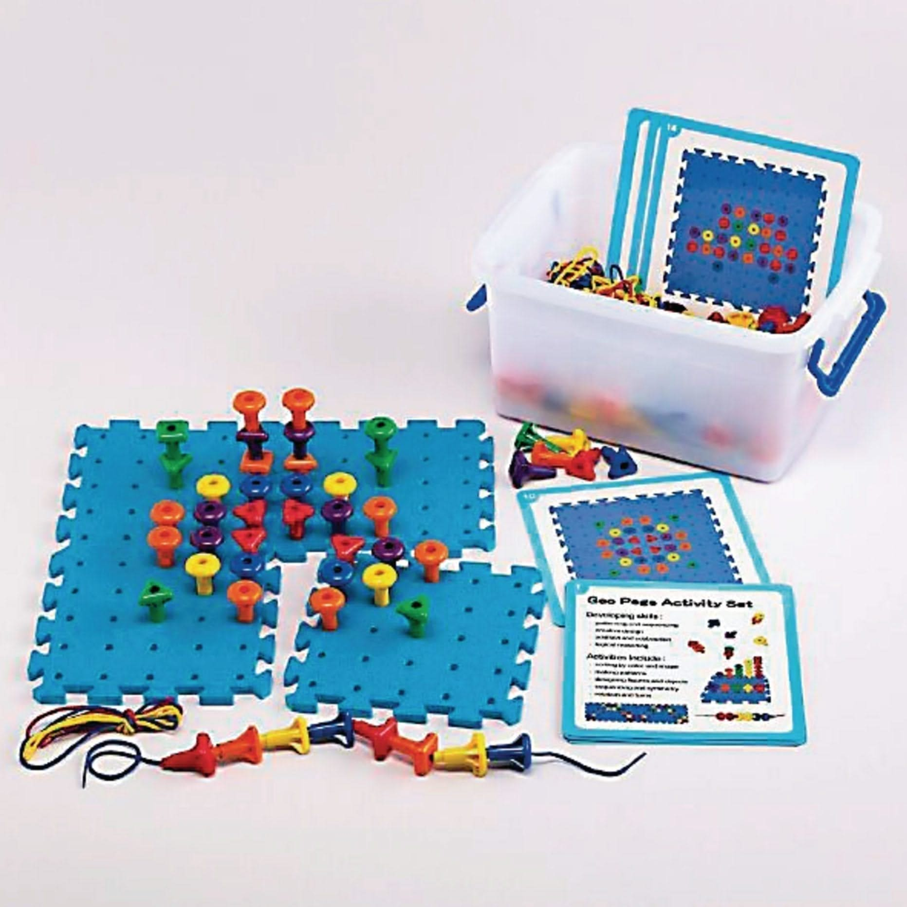 Geo Pegboard Activity Set, Geo Pegboard Activity Set,special needs pegboard,special needs peg board,pegboard fine motor skills,games for fine motor skills,special needs toys,special needs toys and games, Geo Pegboard Activity Set,Unlock a World of Learning with the Geo Pegboard Activity Set! Immerse your child in a multi-dimensional learning experience with the Geo Pegboard Activity Set. This comprehensive toolkit is carefully designed to hone a range of skills from fine motor development to logical reasoni