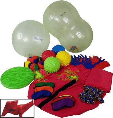 GetSetGo with Sensory Pack E Set of 55, GetSetGo with Sensory Pack E Set of 55,sensory pack contains: 6x Spider Balls, 6x Fleece Balls, 4x Hedgehog Balls, 1x Balance Cushion, 8x Jingle Bands, 1x Transparent Jingling Ball 550mm, 6x Blindfolds, 1x Physio Activity Roll, 2x Body Sox, 10x Feet Floor Markers and 10x Hand Floor Markers, GetSetGo with Sensory Pack E Set of 55,Presenting our high-quality All-Round Sensory Exploration Play Pack, a meticulously curated collection featuring a plethora of sensory deligh