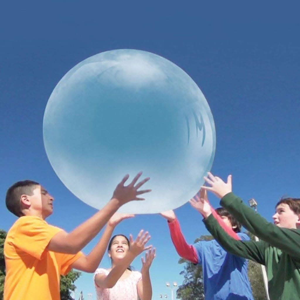 Giant Balloon Ball, Giant Balloon Ball,special needs tactile toys,special needs tactile toys,cheap tactile toys,autism tactile toys,special needs downs syndrome toys,special needs sensory toys, Giant Balloon Ball,Is it a balloon? Is it a ball? It's both! It may seem a bit flat and squishy at first, but push the straw into the base and blow through the tube to inflate it like a balloon. Once at the desired size, remove the straw and it's ready to be bounced and tossed about like a Giant Balloon Ball. When it