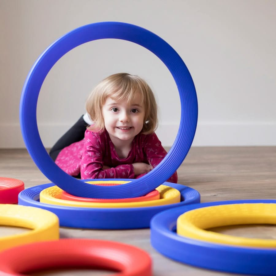 Giant Plastic Activity Rings Set, Giant Plastic Activity Rings Set,school numeracy resources,classroom numeracy resources, Giant Activity Rings – A Versatile Set for Active Play & Learning Transform playtime into an engaging and educational experience with the Giant Activity Rings Set! Designed to encourage movement, creativity, and sensory exploration, these durable plastic rings offer endless opportunities for active play—both indoors and outdoors. This 9-piece set features rings in three different sizes—