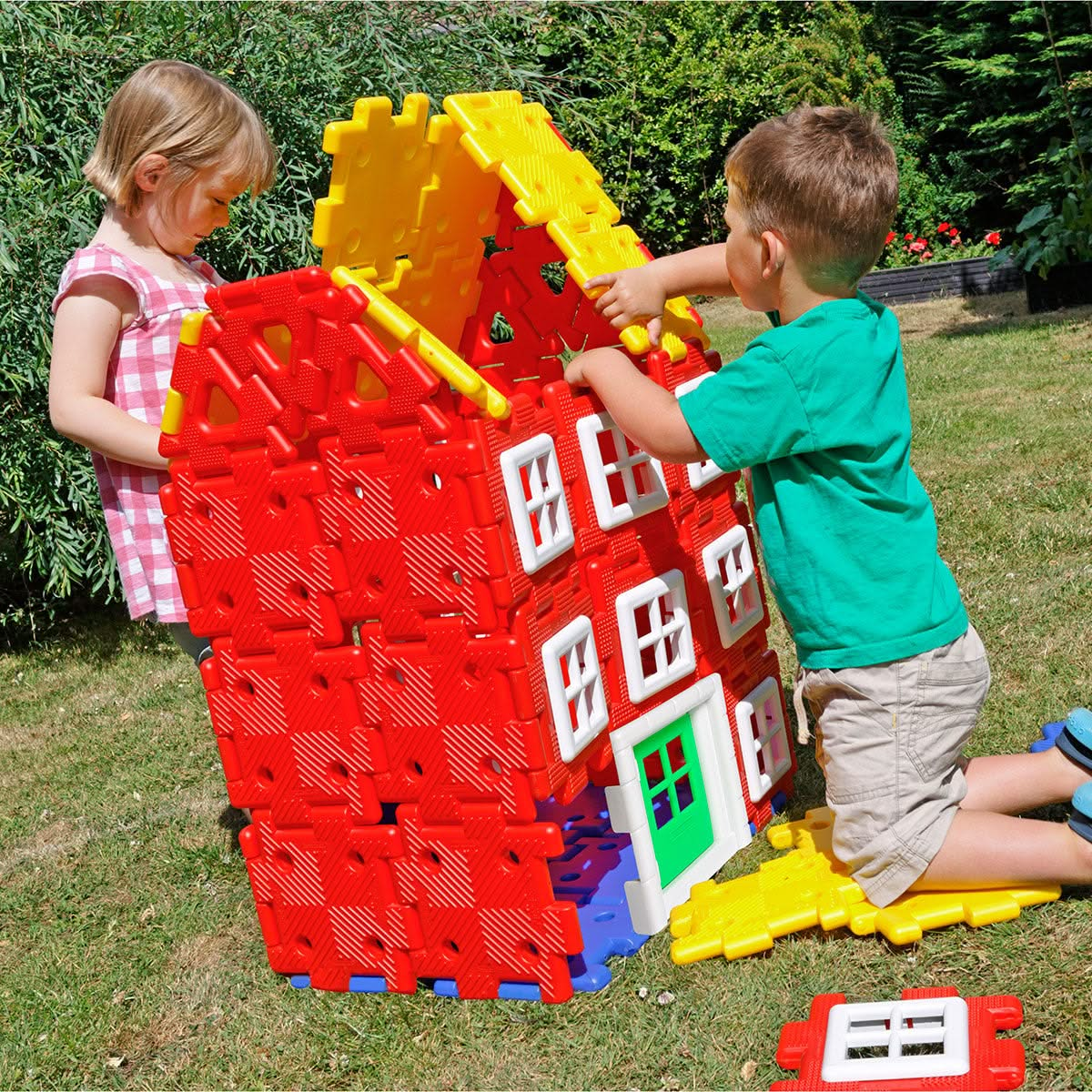 Giant Polydron House Builder, Giant Polydron House Builder,Polydron toys,Polydron discount code,Polydron Construction Toys, Giant Polydron House Builder – Inspire Young Architects! Let young builders design and construct their own dream buildings with the Giant Polydron House Builder. This interactive, hands-on construction set allows children to create houses, skyscrapers, churches, or any structure their imagination desires. With large, easy-to-connect pieces, this set teaches fundamental geometry concept