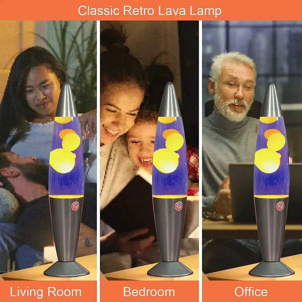 Global Gizmos Purple & Yellow Retro Lava Lamp, Global Gizmos Purple & Yellow Retro Lava Lamp,Blob lamp,LAVA Lamp (Purple/Yellow),LAVA Lamp,Lava Lamp,Children's Lava Lamp,Lava Lamp Gift, Global Gizmos Purple & Yellow Retro Lava Lamp,Purple and Yellow Lava Lamp – A Mesmerising Retro Revival Turn off the lights and let the Purple and Yellow Lava Lamp transport you to a world of vibrant colour and calming motion. Standing at an impressive 16 inches tall, this groovy lamp is a statement piece that adds charm and