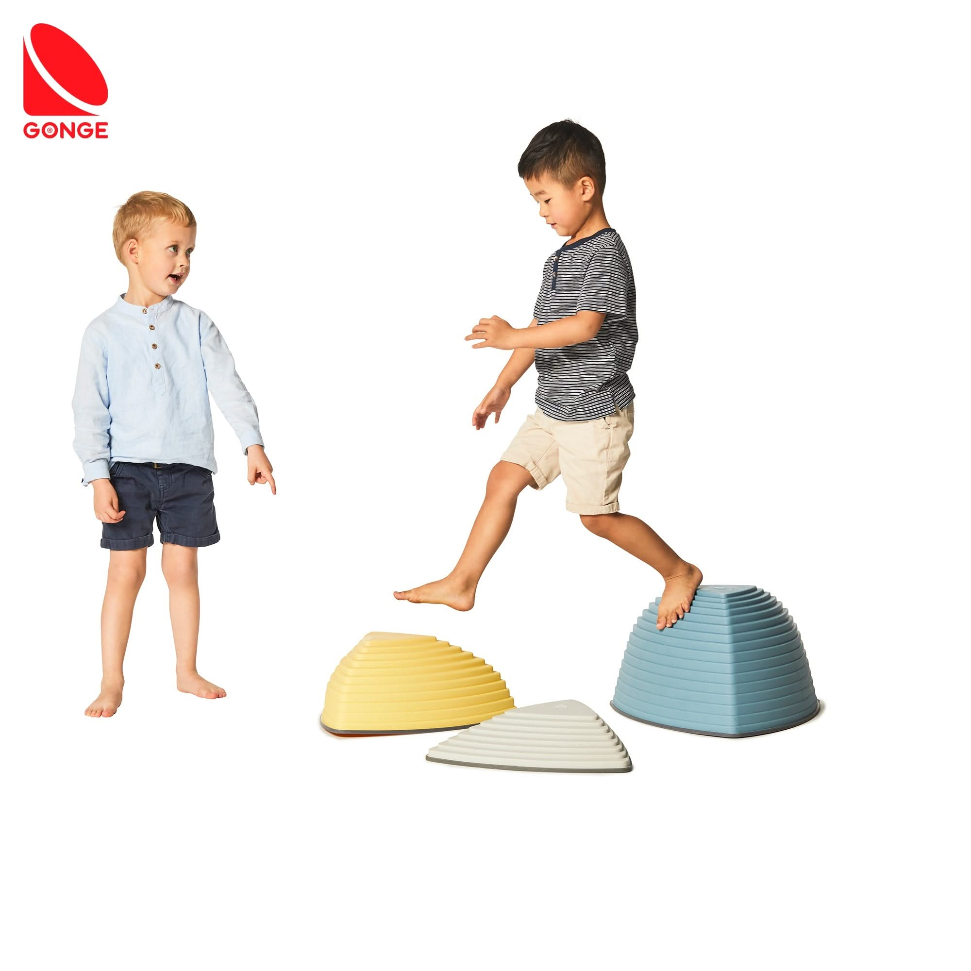 Gonge Nordic Hill Tops -Set of 3, Gonge Nordic Hill Tops -Set of 3,SENSORY RIVER STONES TOY,tts river stones toy,findel,educational discount code, Gonge Nordic Hill Tops -Set of 3,Gonge Nordic Hill Tops – Set of 3 The Gonge Nordic Hill Tops are a fun and engaging activity set designed to inspire children to jump, balance, and explore. This set of three durable, differently sized hilltops encourages imaginative play while promoting physical development and spatial awareness. Key Features ThreeGonge Nordic Hi