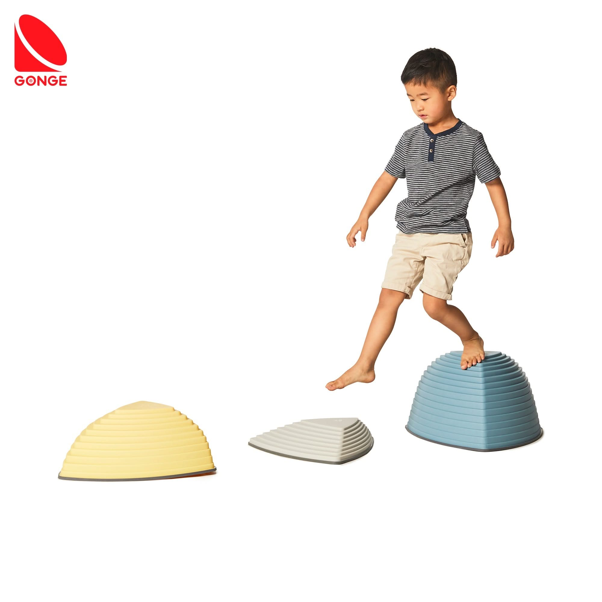 Gonge Nordic Hill Tops -Set of 3, Gonge Nordic Hill Tops -Set of 3,SENSORY RIVER STONES TOY,tts river stones toy,findel,educational discount code, Gonge Nordic Hill Tops -Set of 3,Gonge Nordic Hill Tops – Set of 3 The Gonge Nordic Hill Tops are a fun and engaging activity set designed to inspire children to jump, balance, and explore. This set of three durable, differently sized hilltops encourages imaginative play while promoting physical development and spatial awareness. Key Features ThreeGonge Nordic Hi