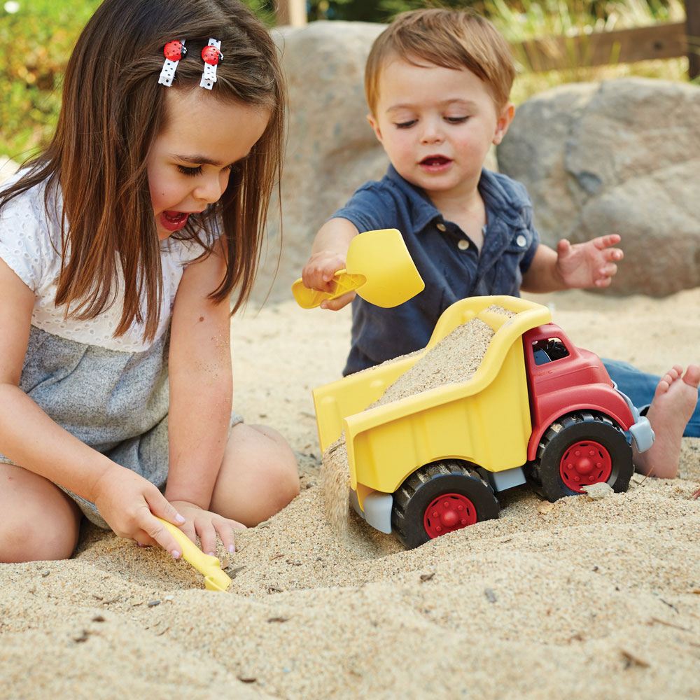 Green Toys Dump Truck, Green Toys Dump Truck,Green toys UK, Green toys truck, Green toys dump truck, sand play toys,sand toys,Sand and water play toys,sand and water play resources,sand and water play, Green Toys Dump Truck,Green Toys Dump Truck Get ready for eco-friendly construction adventures with the Green Toys Dump Truck. Built for durability and designed with environmental care, this robust and tactile vehicle is perfect for young builders who love imaginative play. Green Toys Dump Truck Features: Eco