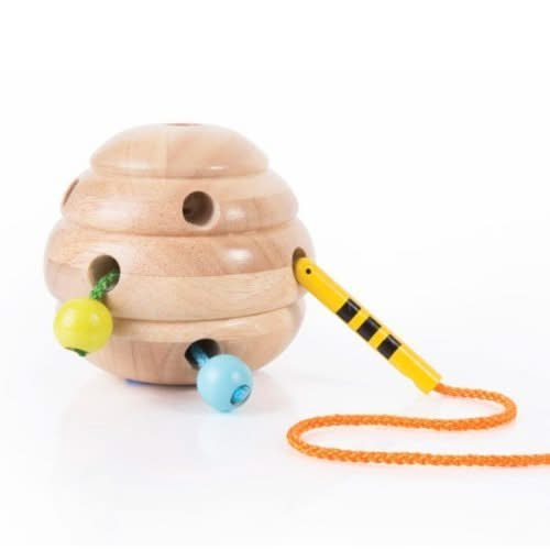 Guidecraft Beehive Lacing, Guidecraft Beehive Lacing,Lacing toys,Lacing bead toys,Children's lacing toys,special needs threading buttons,special needs tactile games,special needs threading toys, Guidecraft Beehive Lacing,The Beehive Lacing set combines a classic lacing activity while inspiring dramatic play. Set includes a solid rubber wood beehive with holes for the three bees on multi-coloured lacing strings to lace through it. These manipulatives are easy for little hands to grasp and are for developing 