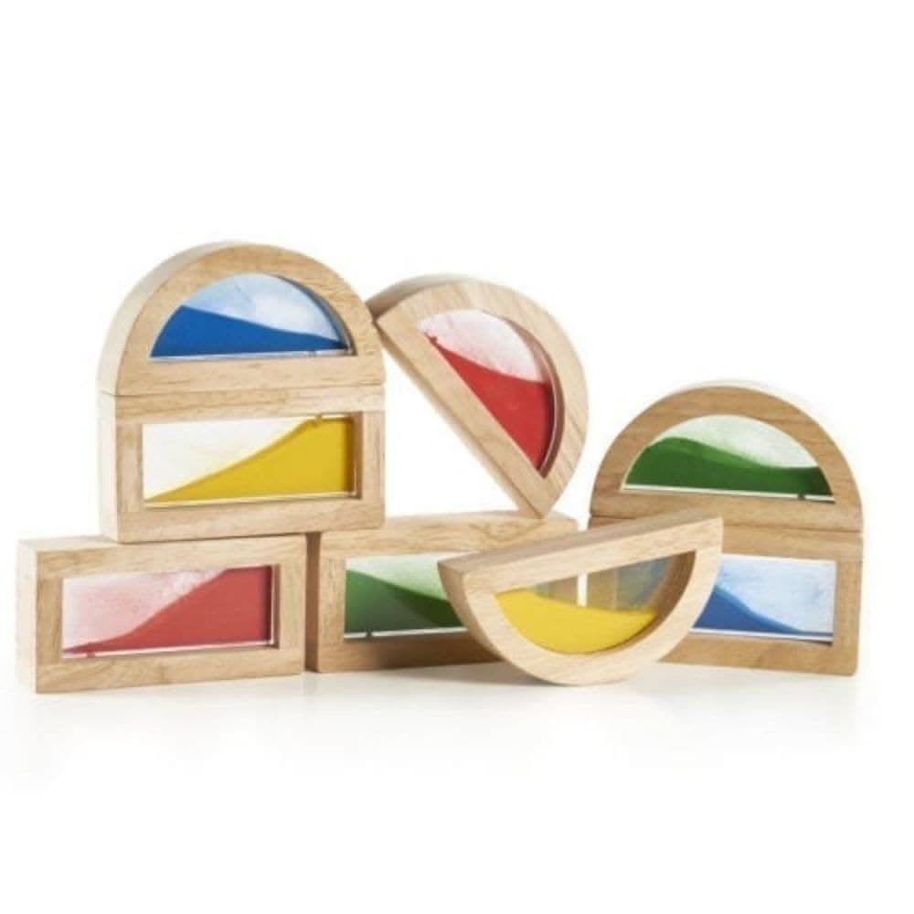 Guidecraft Rainbow Blocks Sand, Guidecraft Rainbow Blocks Sand,Guidecraft Blocks. Guidecraft wooden blocks, Guidecraft UK retailer,Guidecraft treasure blocks,TTS Exploration resources,classroom exploration resources,Natural exploration EYFS resources, Guidecraft Rainbow Blocks Sand,Use the Guidecraft Rainbow Blocks Sand to enhance traditional block play with this set of 8 Rainbow Blocks in various shapes filled with colourful sand. An adventure in colour, light and sound! Indulge your child’s appetite for e