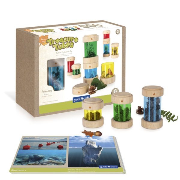 Guidecraft Treasure Tubes Primary, Guidecraft Treasure Tubes Primary,Guidecraft Treasure Tubes Primary,Guidecraft Treasure Primary,Guidecraft treasure blocks,TTS Exploration resources,classroom exploration resources,Natural exploration EYFS resources, Guidecraft Treasure Tubes Primary,What makes a fun noise when you shake it? Find trinkets, natural materials and sensory objects to collect in the beautiful, stackable Treasure Tubes.The round, colorful, transparent tubes with removable covers hold small objec