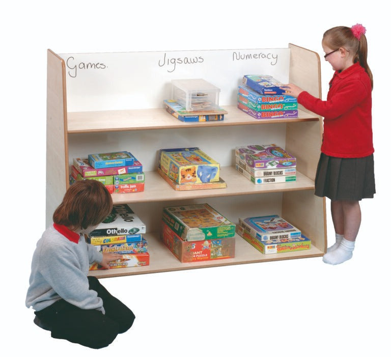 Healdswood Free Standing Shelf with Drywipe, Healdswood Mini Wooden Shelf,Early Years Excellence,Community Playthings,Early Years Furniture Set, EYFS Furniture Set, Healdswood Furniture,Early years equipment, Healdswood Free Standing Shelf with Drywipe,The Healdswood Free Standing Shelf with Drywipe offers a combination of practicality and functionality, designed to cater to various storage and interactive needs. With its anti-topple feature, this unit is safe for use in a variety of environments, including