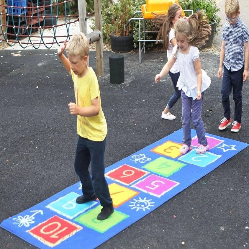 Hopscotch Carpet Outdoor, hopscotch rug,hopscotch carpet,early years resources, educational resources, educational materials, childrens learning resources, childrens learing materials, teaching resources for children, teaching material for children, Hopscotch Carpet Outdoor,The Hopscotch carpet is a brightly coloured 3m x 1m play mat. Great for use as a fun or learning activity, the hopscotch carpet also serves well as functional/decorative floor carpet. These large play and learn carpet mats are high quali