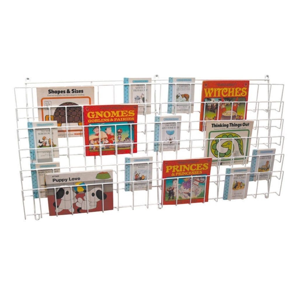 Horizontal Wall Big Book Rack (3 Deep Shelves), Horizontal Wall Big Book Rack (3 Deep Shelves),Horizontal Wall Bookrack,School Furniture,School Furniture Storage,Classroom Storage,Classroom Book Storage,school Bookcases, Horizontal Wall Big Book Rack (3 Deep Shelves),This Horizontal Wall Big Book Rack measures 110 x 7 x 56cms . It is made from thick wire that is plastic coated and is therefore strong, light and easily handled.The Horizontal Wall Big Book Rack offers the perfect storage solution for books as