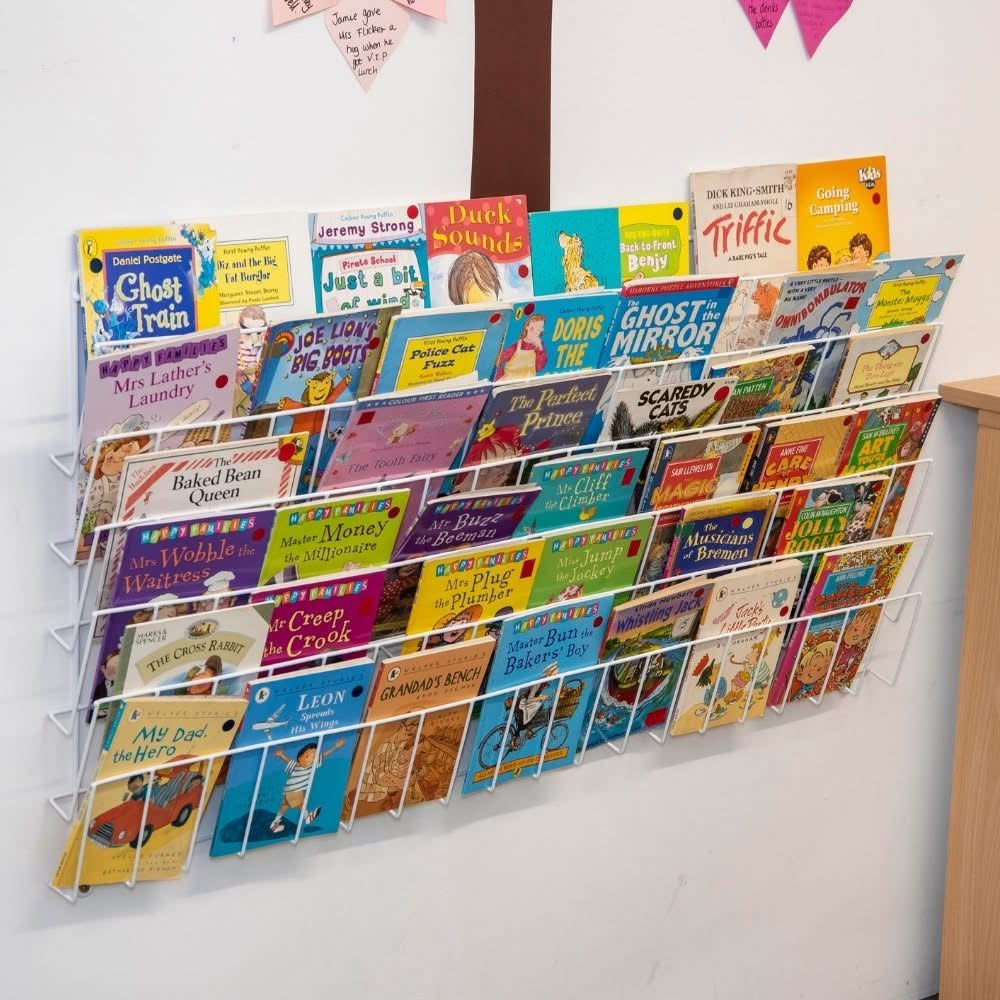 Horizontal Wall Book Rack, Horizontal Wall Bookrack,School Furniture,School Furniture Storage,Classroom Storage,Classroom Book Storage,school Bookcases, Horizontal Wall Book Rack,Horizontal Wall Book Rack The Horizontal Wall Book Rack provides an efficient and practical solution for book storage in classrooms, libraries, or home learning spaces. Designed to maximise space and improve accessibility, this rack helps organise books while keeping them within easy reach for children. HorizontalHorizontal Wall Bo