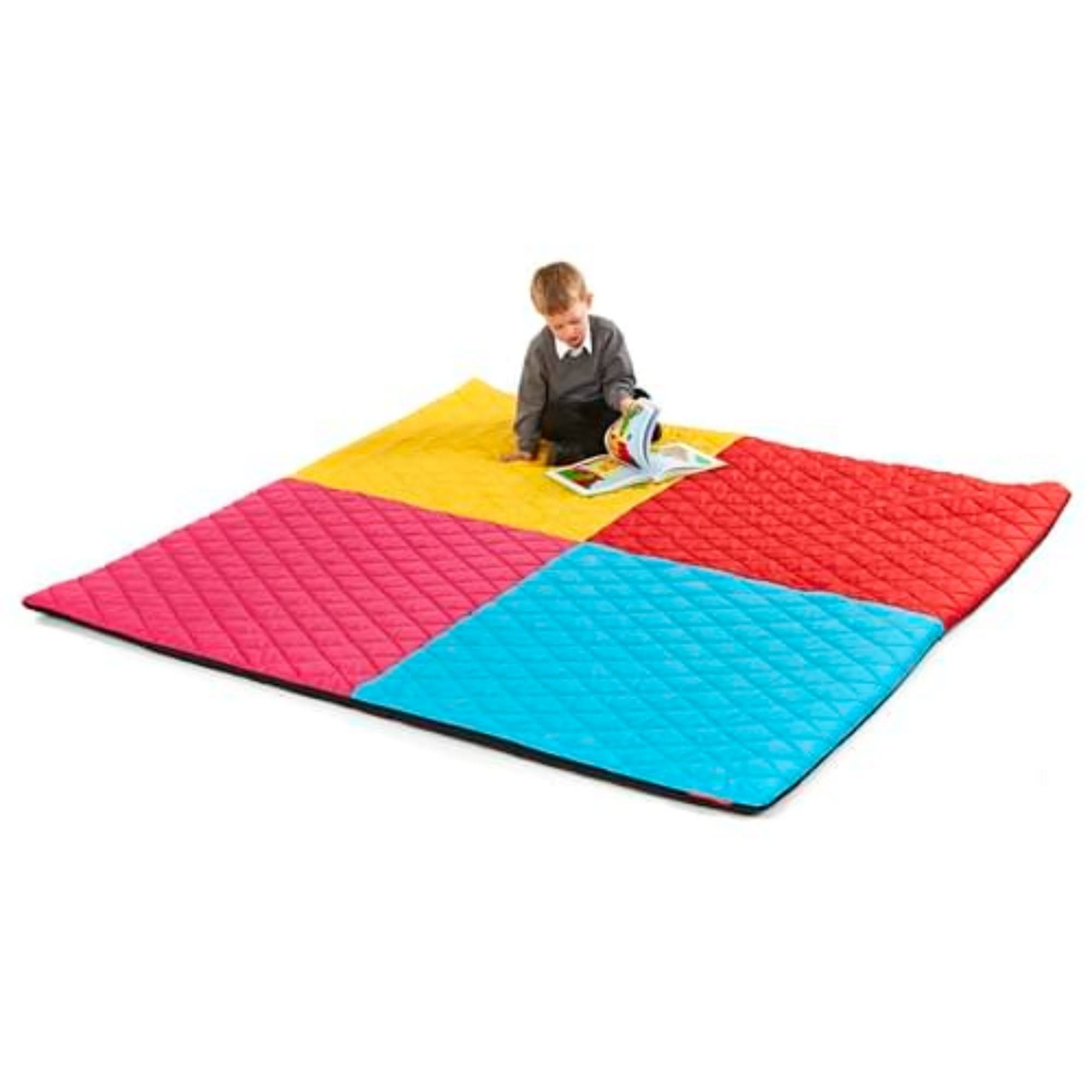 Indoor and Outdoor Large Quilted Harlequin Mat 2000 x 2000mm, Indoor and Outdoor Large Quilted Harlequin Mat 2000 x 2000mm,educational resources, educational materials, childrens learning resources, children's learning materials, teaching resources for children, teaching material for children, Indoor and Outdoor Large Quilted Harlequin Mat 2000 x 2000mm,This Large Quilted Harlequin Mat is large enough to seat the whole class. Features a vibrant harlequin design perfect for nurseries, pre school and early ye