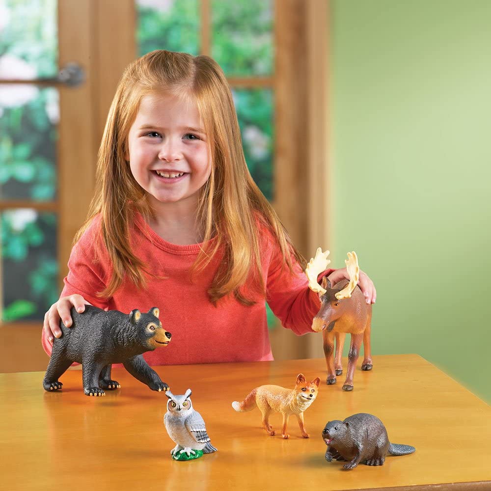 Jumbo Forest Animals, Jumbo Forest Animals,Learning Resources Jumbo Forest Animals, ,learning resources jumbo dinosaurs,early years resources, educational resources, educational materials, children's learning resources, children's learning materials, Jumbo Forest Animals,Jumbo Forest Animals Bring the wonders of the forest to life with the Jumbo Forest Animals set! These beautifully detailed, realistically designed creatures are perfect for inspiring imaginative play and teaching children about the natural 