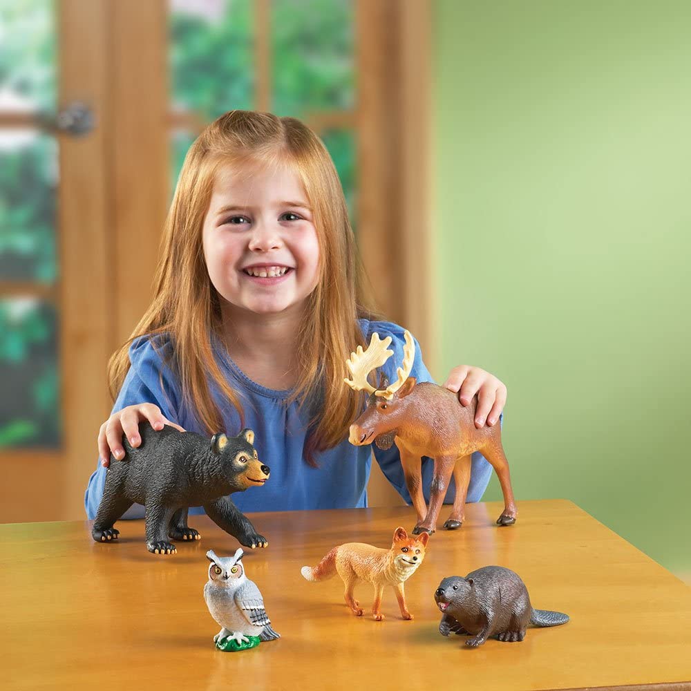 Jumbo Forest Animals, Jumbo Forest Animals,Learning Resources Jumbo Forest Animals, ,learning resources jumbo dinosaurs,early years resources, educational resources, educational materials, children's learning resources, children's learning materials, Jumbo Forest Animals,Jumbo Forest Animals Bring the wonders of the forest to life with the Jumbo Forest Animals set! These beautifully detailed, realistically designed creatures are perfect for inspiring imaginative play and teaching children about the natural 