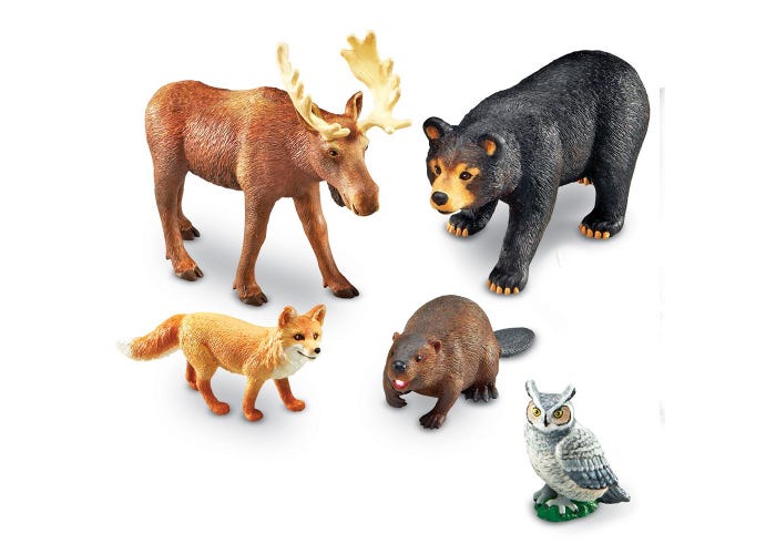 Jumbo Forest Animals, Jumbo Forest Animals,Learning Resources Jumbo Forest Animals, ,learning resources jumbo dinosaurs,early years resources, educational resources, educational materials, children's learning resources, children's learning materials, Jumbo Forest Animals,Jumbo Forest Animals Bring the wonders of the forest to life with the Jumbo Forest Animals set! These beautifully detailed, realistically designed creatures are perfect for inspiring imaginative play and teaching children about the natural 