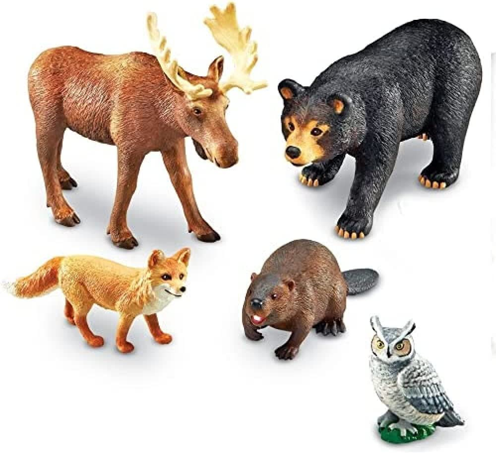 Jumbo Forest Animals, Jumbo Forest Animals,Learning Resources Jumbo Forest Animals, ,learning resources jumbo dinosaurs,early years resources, educational resources, educational materials, children's learning resources, children's learning materials, Jumbo Forest Animals,Jumbo Forest Animals Bring the wonders of the forest to life with the Jumbo Forest Animals set! These beautifully detailed, realistically designed creatures are perfect for inspiring imaginative play and teaching children about the natural 