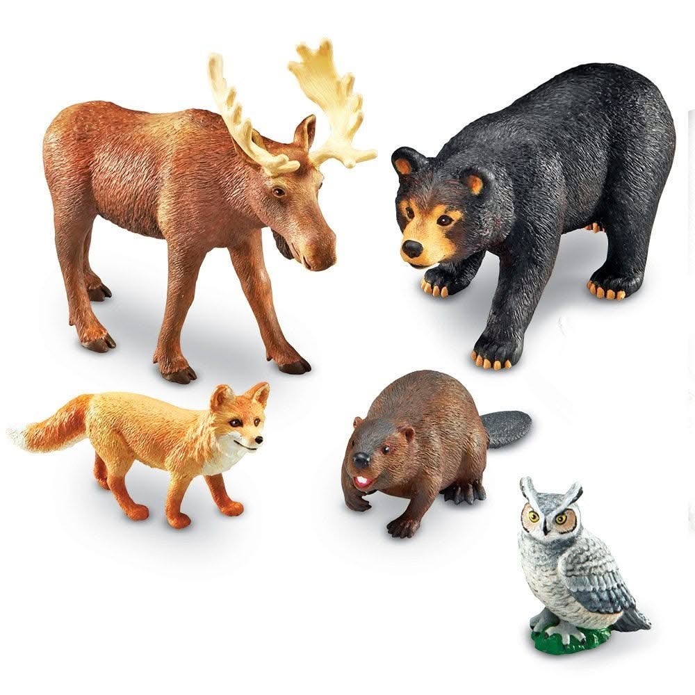 Jumbo Forest Animals, Jumbo Forest Animals,Learning Resources Jumbo Forest Animals, ,learning resources jumbo dinosaurs,early years resources, educational resources, educational materials, children's learning resources, children's learning materials, Jumbo Forest Animals,Jumbo Forest Animals Bring the wonders of the forest to life with the Jumbo Forest Animals set! These beautifully detailed, realistically designed creatures are perfect for inspiring imaginative play and teaching children about the natural 