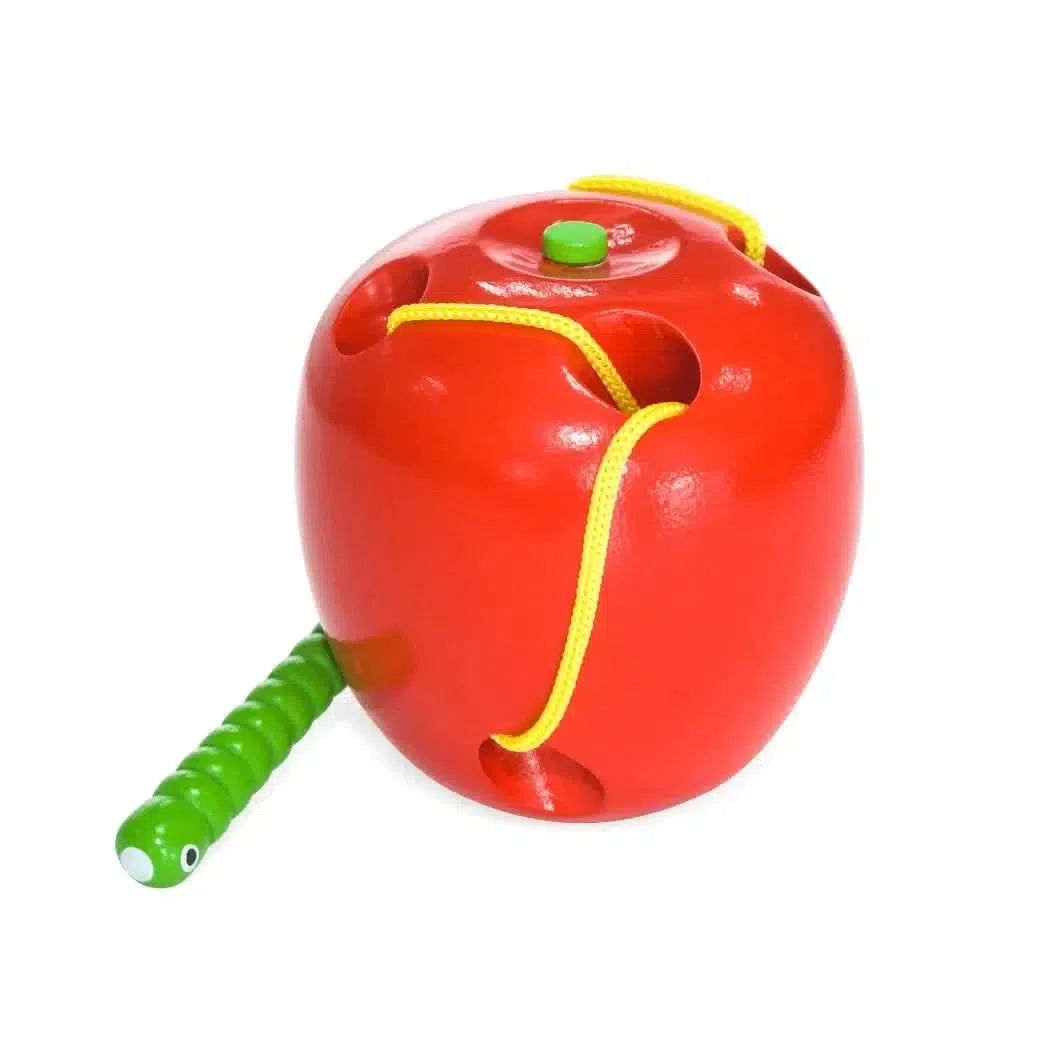 Lacing Apple, lacing apple toy,Threading toys,threading games,special needs threading games,childrens threading toys,autismwestmidlands discount code, Lacing Apple,The Lacing Apple is a delightful and engaging threading toy designed to support young children’s development in a fun and interactive way. Featuring a charming green caterpillar weaving through a shiny red wooden apple, this activity captures attention and promotes essential skills such as hand-eye coordination, motor ,Lacing AppleThe Lacing Appl