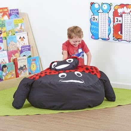 Ladybird Cushion and 15 Baby Ladybird Cushions, Ladybird Cushion and 15 Baby Ladybird Cushions,ladybird cushions,mini beasts early years resources,early years classroom furniture,sensory cushion, Ladybird Cushion and 15 Baby Ladybird Cushions,Within the large ladybird cushion lies a delightful surprise — unzip to discover 15 baby ladybird cushions nestled inside! Each little cushion offers a warm and cozy spot for children to sit, making group activities and collaborative learning both fun and comfortable. 