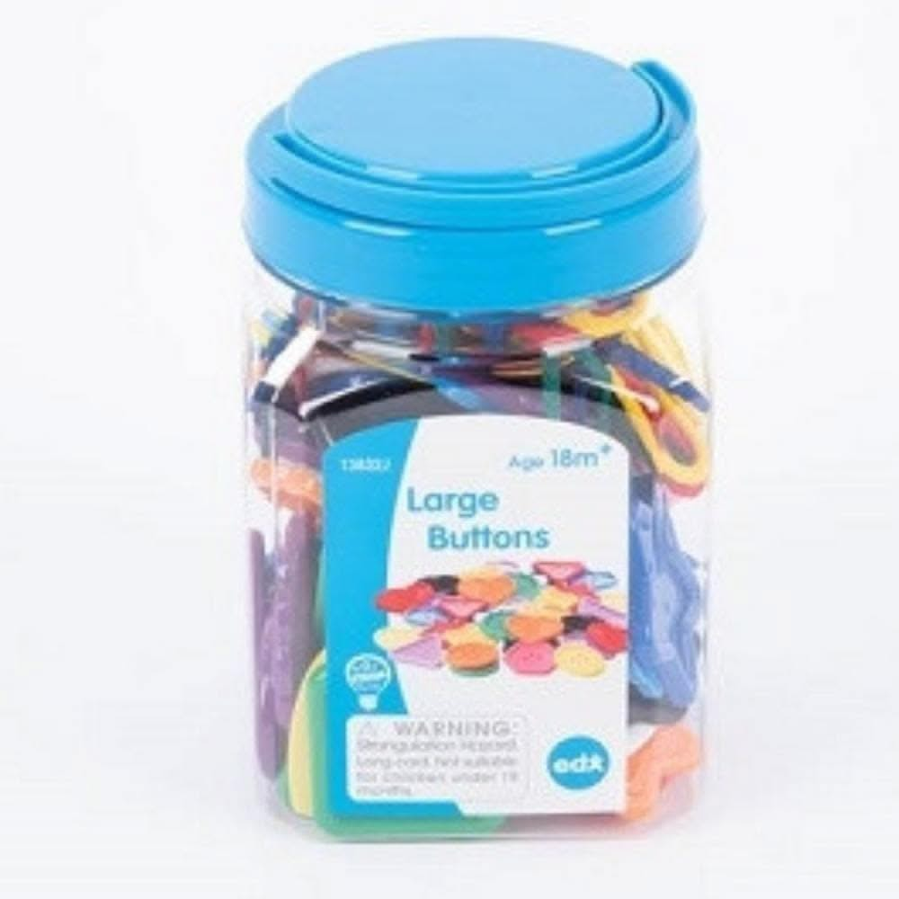 Large Buttons & Laces Jar - Pk58, Large Buttons & Laces Jar - Pk58, Lacing buttons toys, lacing toys, lacing activities, threading buttons,Lacing button,fine motor skills toys,threading toys,lacing toys, Large Buttons & Laces Jar - Pk58,Introducing a delightful and interactive way to boost your child’s development through play! Our Large Buttons & Laces Jar - Pk58 is more than just a jar of buttons. It’s a treasure trove of learning opportunities designed to captivate young minds. Key Features: Vibrant Coll