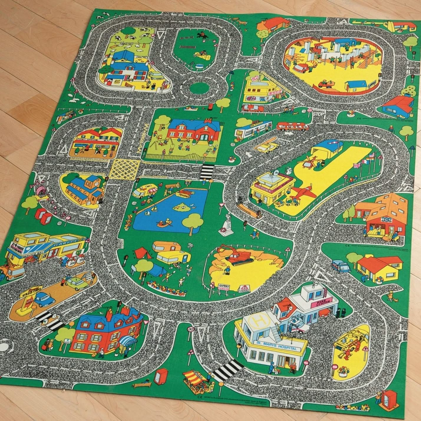 Large Town Roadway Playmat, Large Town Roadway Playmat,Large Town Roadway Playmat,childrens car floor playmat,floor mat for children, Large Town Roadway Playmat,Large Town Roadway Play Mat – A Vibrant and Educational Playtime Experience Bring your child's imagination to life with the Large Town Roadway Play Mat, featuring a colourful and detailed town scene. This engaging play mat is designed to stimulate creativity and group play while introducing children to various aspectsLarge Town Roadway Play Mat – A 