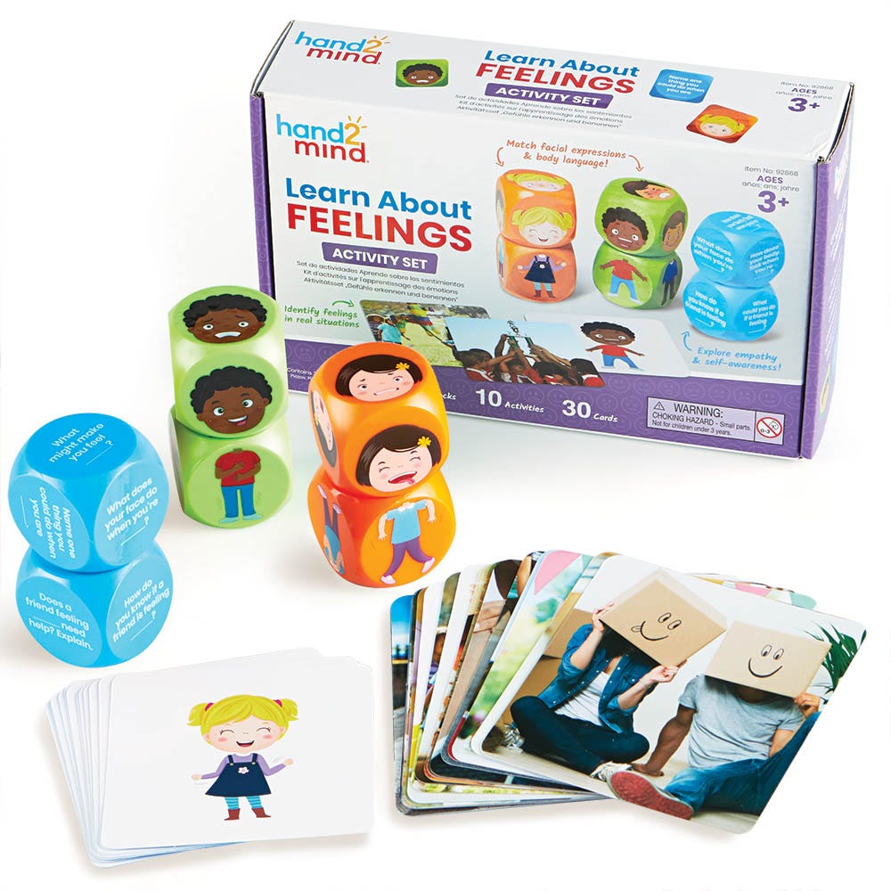 Learn About Feelings Activity Set, Learn About Feelings Activity Set,Social and Emotional Intervention Kit,special needs emotions tools,emotions aids,special needs emotion games,learning resources, Learn About Feelings Activity Set,Learn About Feelings Activity Set The Learn About Feelings Activity Set is an engaging resource designed to help children build essential social and emotional learning (SEL) skills. Through interactive activities, children learn to recognise and understand emotionsLearn About Fee