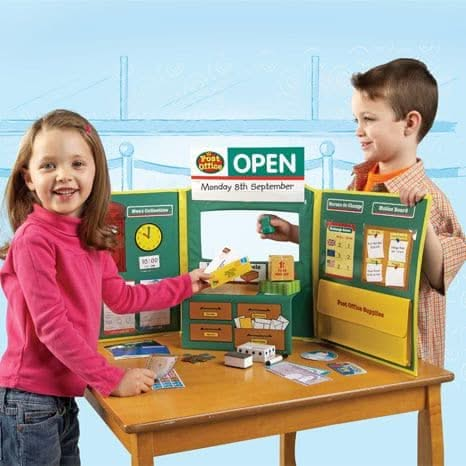 Learning Resources Pretend & Play Post Office Set, Learning Resources Pretend & Play Post Office Set,Pretend play post office,Children's post office toy,Pretend play shop,pretend play cash register,pretend play shopping till, Learning Resources Pretend & Play Post Office Set,This outstanding Pretend & Play Post Office Set from Learning Resources is sure to fire any child's imagination. Over 150 pieces are included in this packed set so that budding post masters can engage in everything from weighing and sor