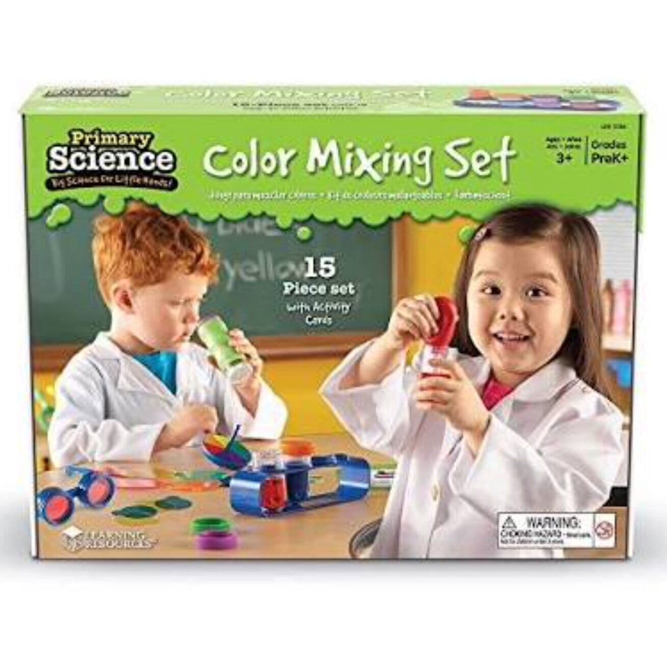 Learning Resources Primary Science Colour Mixing Set, Learning Resources Primary Science Colour Mixing Set,Primary Science Set,SCHOOL SUPPLIES,sensory play,Learning Resources Primary Science Wow and Wonder Set, Learning Resources Primary Science Colour Mixing Set,Learning Resources Primary Science Color Mixing Set helps children observe and categorize what they see. They can use colours to define, organize, and describe objects in their world. Not only does this kids colour mixing set come with aLearning Re