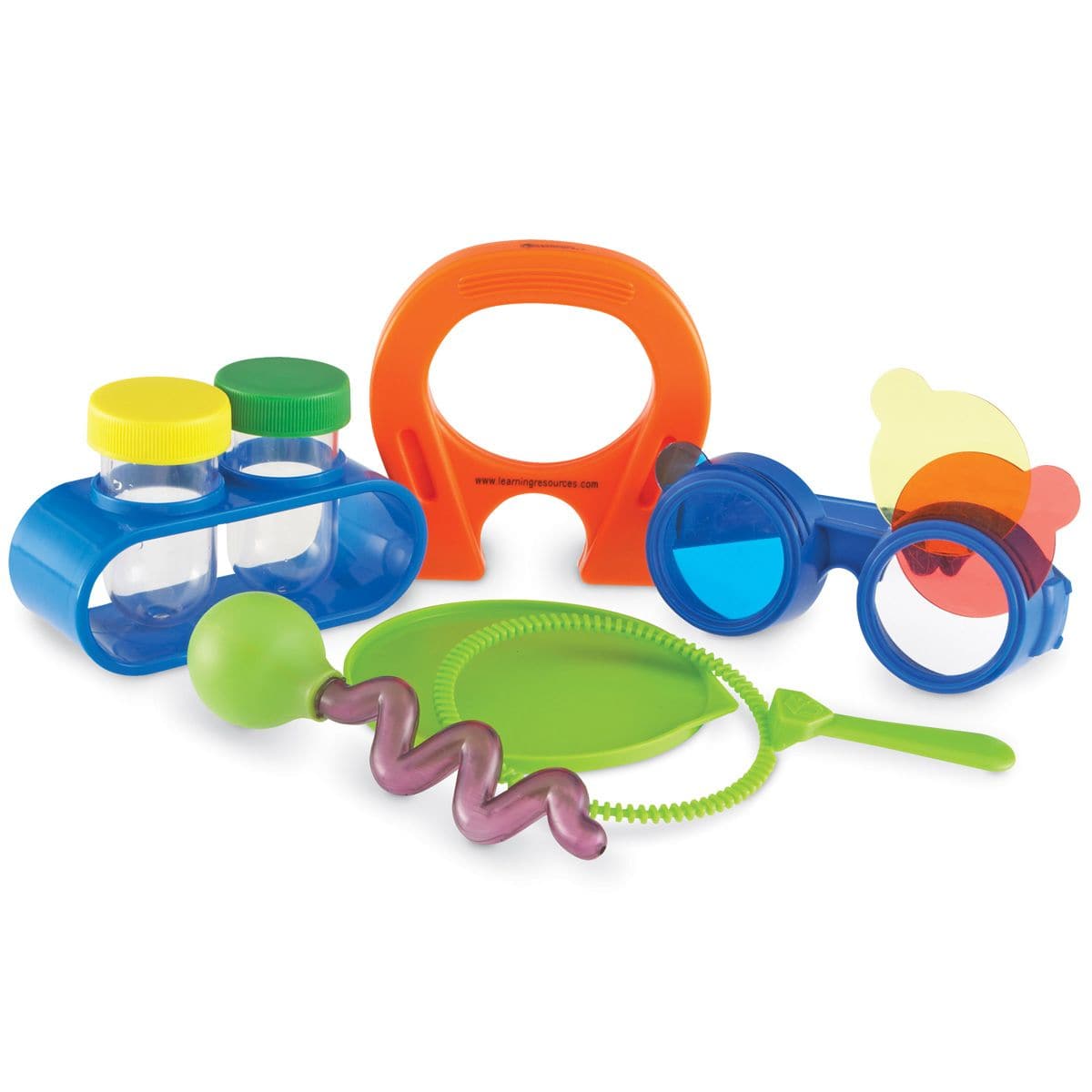 Learning Resources Primary Science Wow & Wonder Set, The Learning Resources Primary Science Wow & Wonder Set provides real science tools perfectly sized for little hands and designed to be fun and colourful for the child. The Primary Science Wow & Wonder Set makes science accessible to everyone, the Primary Science Wow & Wonder Set has been designed with young scientists in mind. The bright colours will keep young learners engaged while the chunky tools are perfect for little hands to manage. Easy-to-use Pr