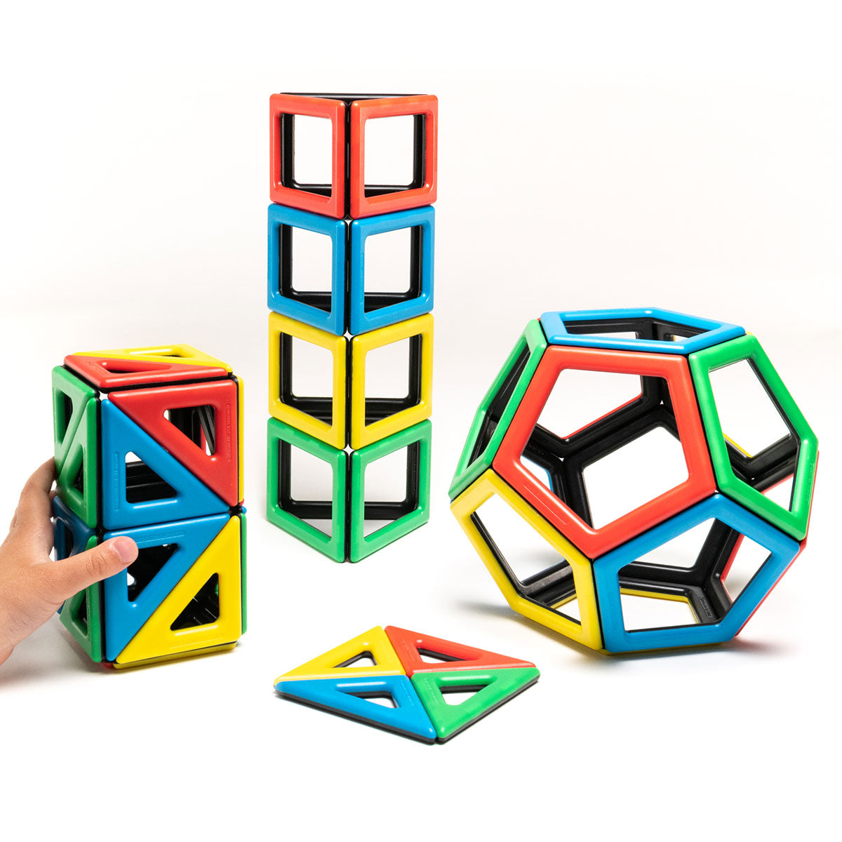 Magnetic Polydron Extra Shapes Set, Magnetic Polydron Extra Shapes Set,Polydron toys,Polydron discount code,,building blocks,sensory building blocks,sensory toys,fiddle toys,manual dexterity toys, Magnetic Polydron Extra Shapes Set,Expand your magnetic building possibilities with the Magnetic Polydron Extra Shapes Set. This versatile set can be used on its own or combined with other Magnetic Polydron sets to create a wide variety of 2D and 3D shapes, allowing for endless creative opportunities.With 48 piece