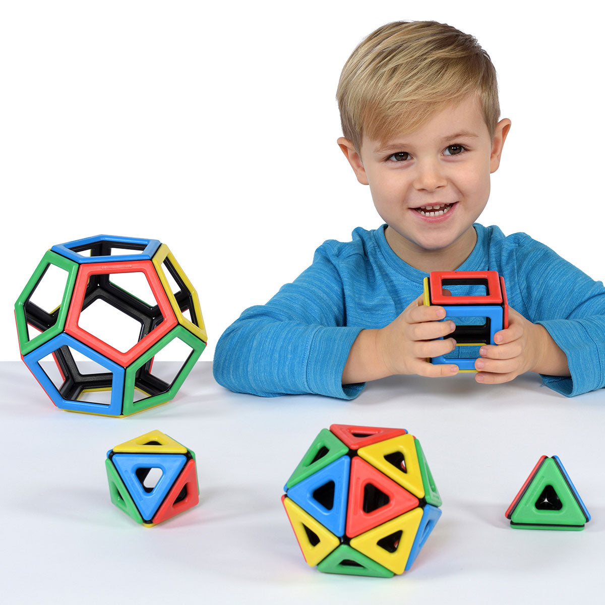 Magnetic Polydron Platonic Solids Set, Magnetic Polydron Platonic Solids Set,Polydron toys,Polydron discount code,,building blocks,sensory building blocks,sensory toys,fiddle toys,manual dexterity toys, Magnetic Polydron Platonic Solids Set,Get ready to delve into the fascinating world of geometry with the Magnetic Polydron Platonic Solids Set. Designed for both young and older children, this versatile set allows students to investigate and construct the famous five platonic solids.With 50 pieces in total, 