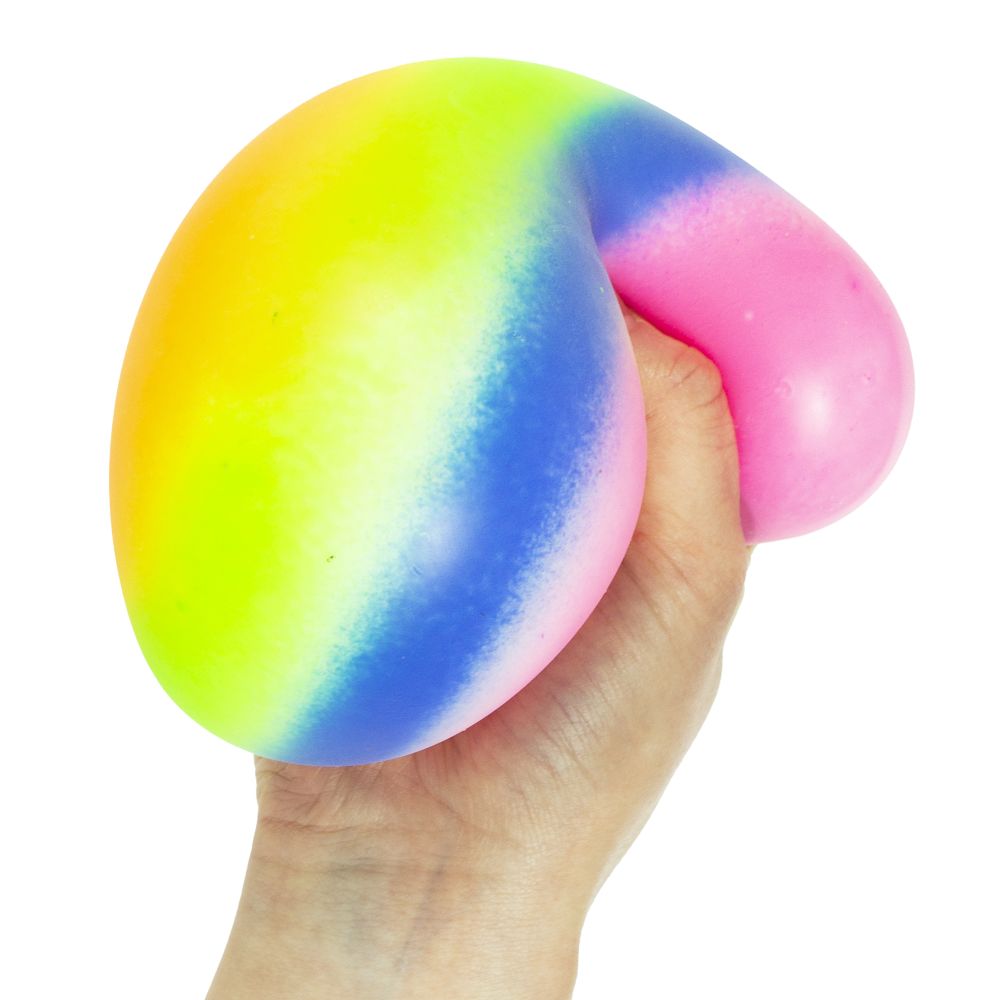 Mega Squish Rainbow Ball, Mega Squish Rainbow Ball,Giant Stress Ball,Rainbow stress ball,Large stress ball, Mega Squish Rainbow Ball,Mega Squish Rainbow Ball Need to relax and unwind? The Mega Squish Rainbow Ball is the ultimate stress-relief companion, combining vibrant colours with a soothing tactile experience. This groovy stress ball mesmerises your eyes and calms your soul, offering a unique sensoryMega Squish Rainbow Ball Need to relax and unwind? The Mega Squish Rainbow Ball is the ultimate stress-re