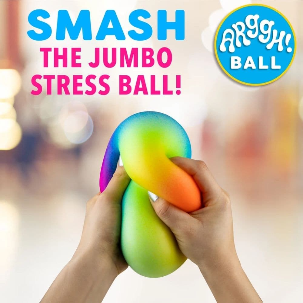 Mega Squish Rainbow Ball, Mega Squish Rainbow Ball,Giant Stress Ball,Rainbow stress ball,Large stress ball, Mega Squish Rainbow Ball,Mega Squish Rainbow Ball Need to relax and unwind? The Mega Squish Rainbow Ball is the ultimate stress-relief companion, combining vibrant colours with a soothing tactile experience. This groovy stress ball mesmerises your eyes and calms your soul, offering a unique sensoryMega Squish Rainbow Ball Need to relax and unwind? The Mega Squish Rainbow Ball is the ultimate stress-re