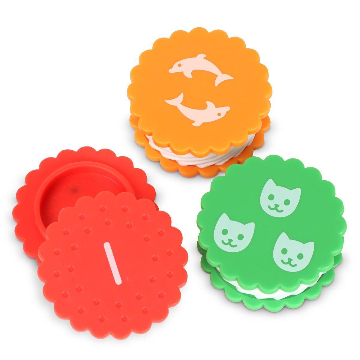 Mini Number Treats, Learning Resources Mini Number Treats,numeracy resources,school numeracy resources,school classroom resources, Mini Number Treats – A Fun & Tactile Way to Learn Numbers & Colours! Make early maths learning fun, hands-on, and engaging with the Mini Number Treats! These colourful, twist-apart cookie toys introduce children to number recognition, counting, and colour sorting through interactive play. Perfectly sized for little hands, this 20-piece set encourages fine motor development, numb