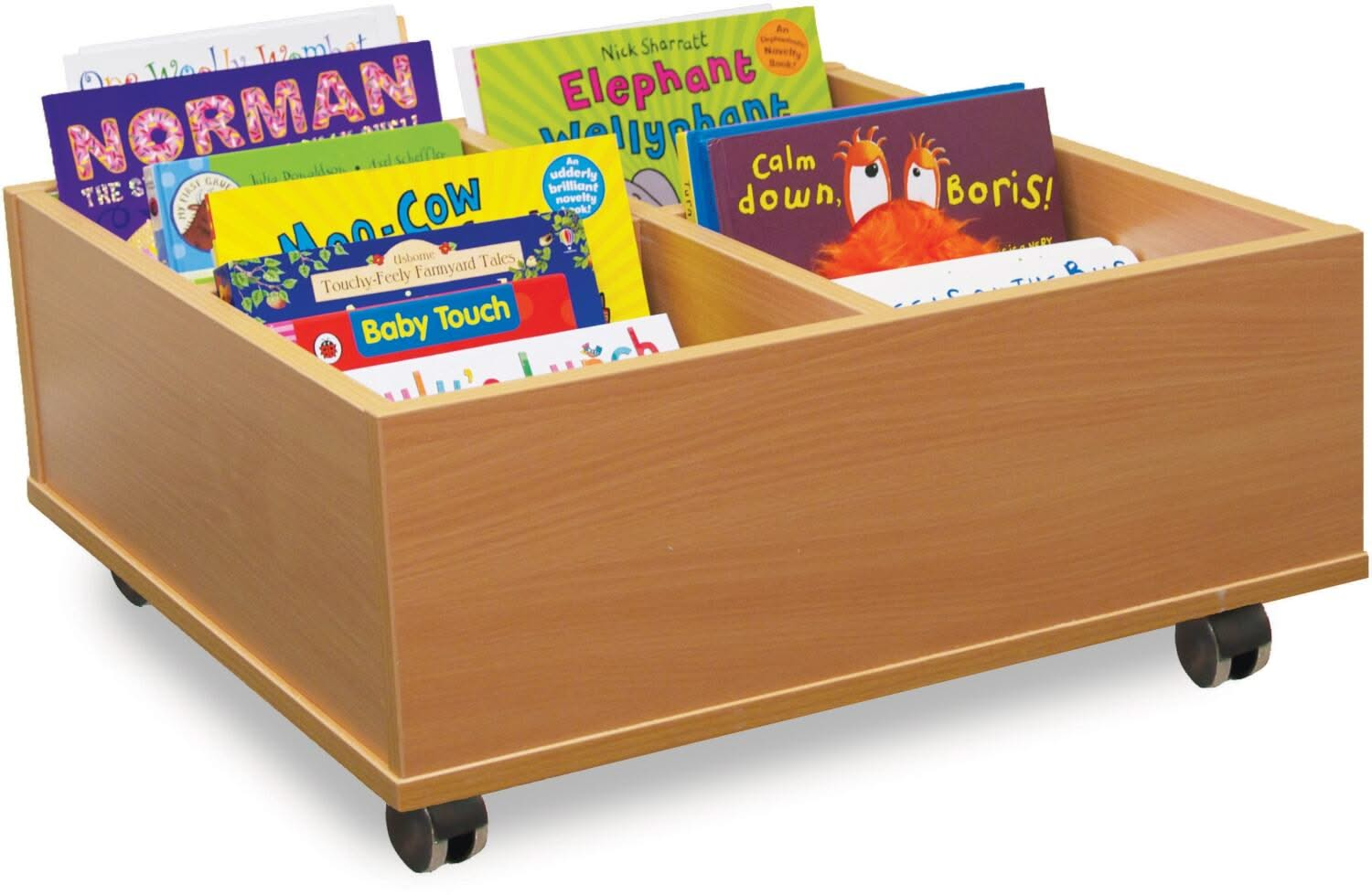 Monarch 4 Bay Kinderbox With Castors, Monarch 4 Bay Kinderbox With Castors,Kinderbox book storage, Monarch 4 Bay Kinderbox With Castors,Monarch 4 Bay Kinderbox with Castors – Compact and Convenient Book Storage The Monarch 4 Bay Kinderbox with Castors is a practical and versatile storage solution designed for schools, colleges, and libraries. Ideal for organising and displaying books, this unit combines functionality with a compact design,Monarch 4 Bay Kinderbox with Castors – Compact and Convenient Book St