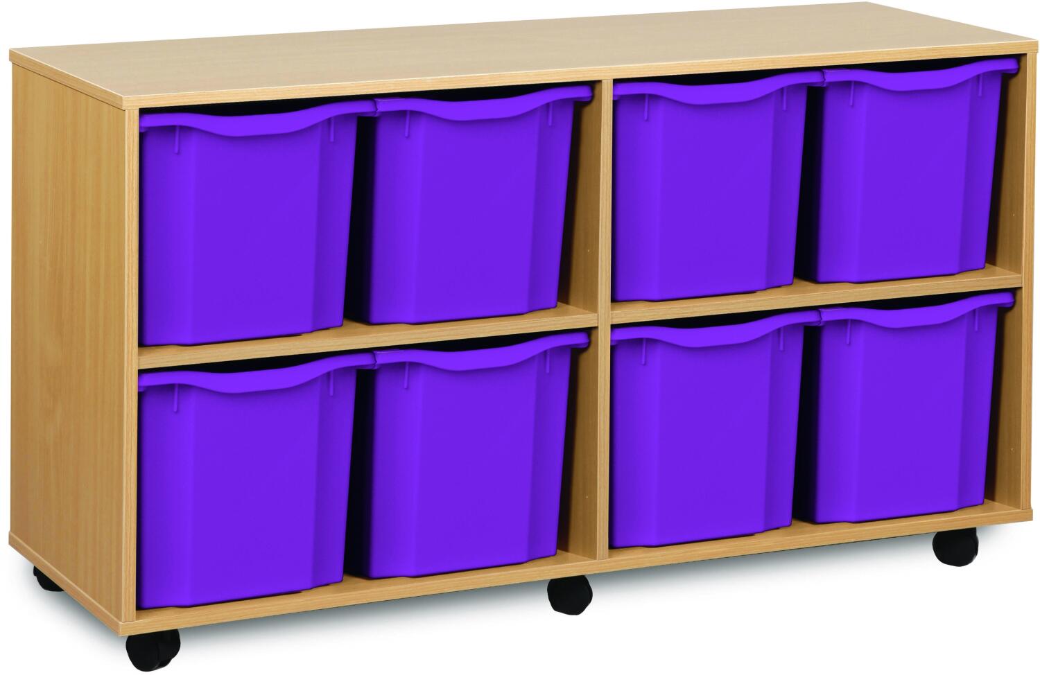 Monarch 8 Jumbo Tray Unit, Monarch 8 Jumbo Tray Unit,school storage,storage equipment, Monarch 8 Jumbo Tray Unit,The Monarch 8 Jumbo Tray Unit is a robust and practical storage solution designed for schools, colleges, and nurseries. Perfect for organising larger items such as art supplies, educational resources, or toys, this unit offers ample space to keep classrooms tidy and efficient. Crafted from durable 18mm MFC, the unitThe Monarch 8 Jumbo Tray Unit is a robust and practical storage solution designed 