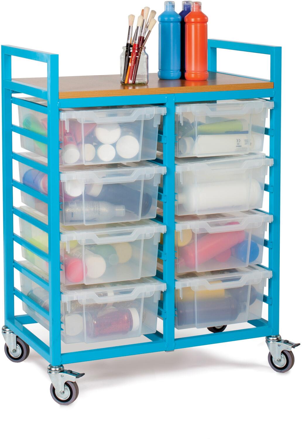 Monarch Art Trolley With 8 Deep Trays And Lids, Monarch Art Trolley With 8 Deep Trays And Lids,Art Storage Trolley,Art Storage, Monarch Art Trolley With 8 Deep Trays And Lids,The Monarch Art Trolley with 8 Deep Trays and Lids is a versatile and practical storage solution designed for art departments, classrooms, and creative spaces. Perfect for schools and colleges, this trolley provides ample storage for art supplies andThe Monarch Art Trolley with 8 Deep Trays and Lids is a versatile and practical storage