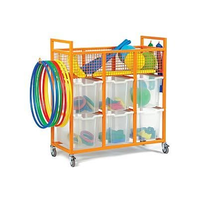 Monarch School Sports Trolley with 6 Jumbo Trays, , Monarch School Sports Trolley with 6 Jumbo Trays,The Monarch School Sports Trolley with 6 Jumbo Trays is the perfect storage and transportation solution for all your P.E. and sports equipment needs. Whether you're a school, sports club, or gym, this colourful and handy trolley is designed to make organizing and moving equipment a breeze.DeliveredThe Monarch School Sports Trolley with 6 Jumbo Trays is the perfect storage and transportation solution for all 