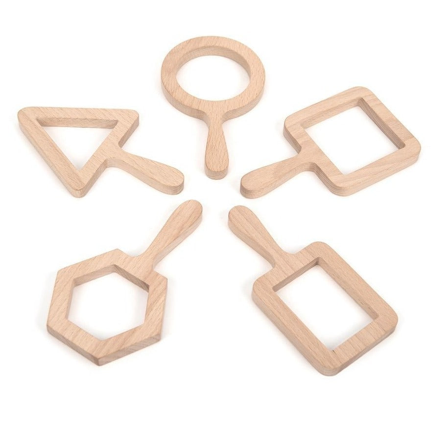 Natural Shape Viewers Set of 5, Natural Shape Viewers Set of 5,Yellow door resources,Large reflective magnifier, Magnifying sheet, visual effects, visual input for children with special needs, colour recognition, visual effects, Natural Shape Viewers Set of 5,This enticing Natural Shape Viewers Set of 5 beech wood viewers will inspire children to explore their environment with new enthusiasm and focus. Encourage children to use the Natural Shape Viewers Set of 5 around the setting to find items of a similar