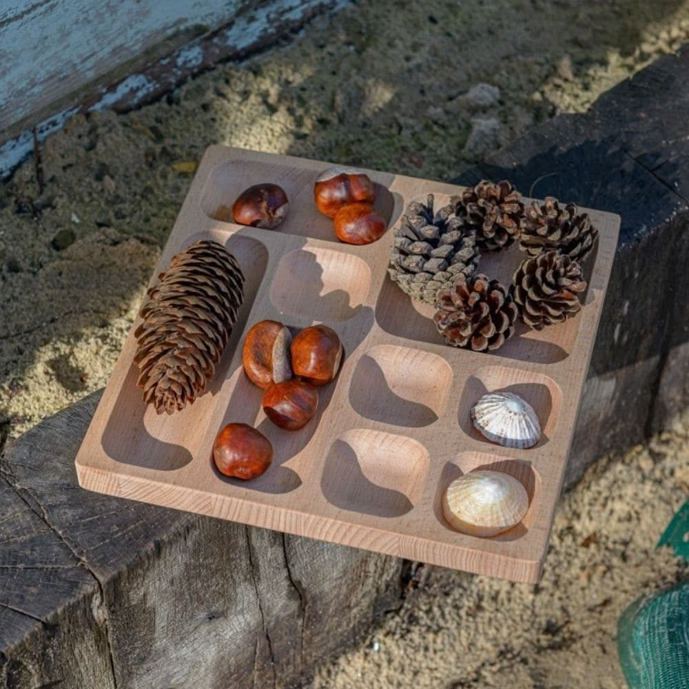 Natural Tinker Tray, Natural Tinker Tray,Tinker tray,sensory tinker tray,wooden tinker tray,tinker tray play ideas, Natural Tinker Tray – Inspire Exploration, Sorting & Creativity The Natural Tinker Tray is a beautifully crafted, eco-friendly resource designed to encourage collecting, sorting, organising, and imaginative play. Made from sustainable FSC-certified beech wood, this tactile and versatile tray is perfect for early years learning, helping children engage with loose parts, natural objects, and sma