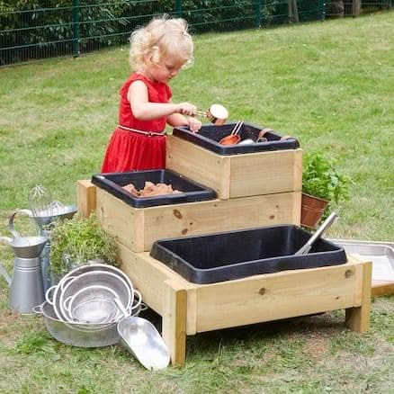 Nature Outdoor Messy Play Towers, Nature Outdoor Messy Play Towers,Nature Outdoor Play Table,Outdoor tuff tray table,,outdoor wooden play table play set, outdoor play equipment nurseries schools nursery, Nature Outdoor Messy Play Towers,The All new Nature Outdoors Messy Play Tower is a new fun unit to help aid early years education. This compact, sturdy Outdoor Messy Play Towers structure features 3 tubs at different levels, ideal for group exploration. Children can experience and explore different natural 