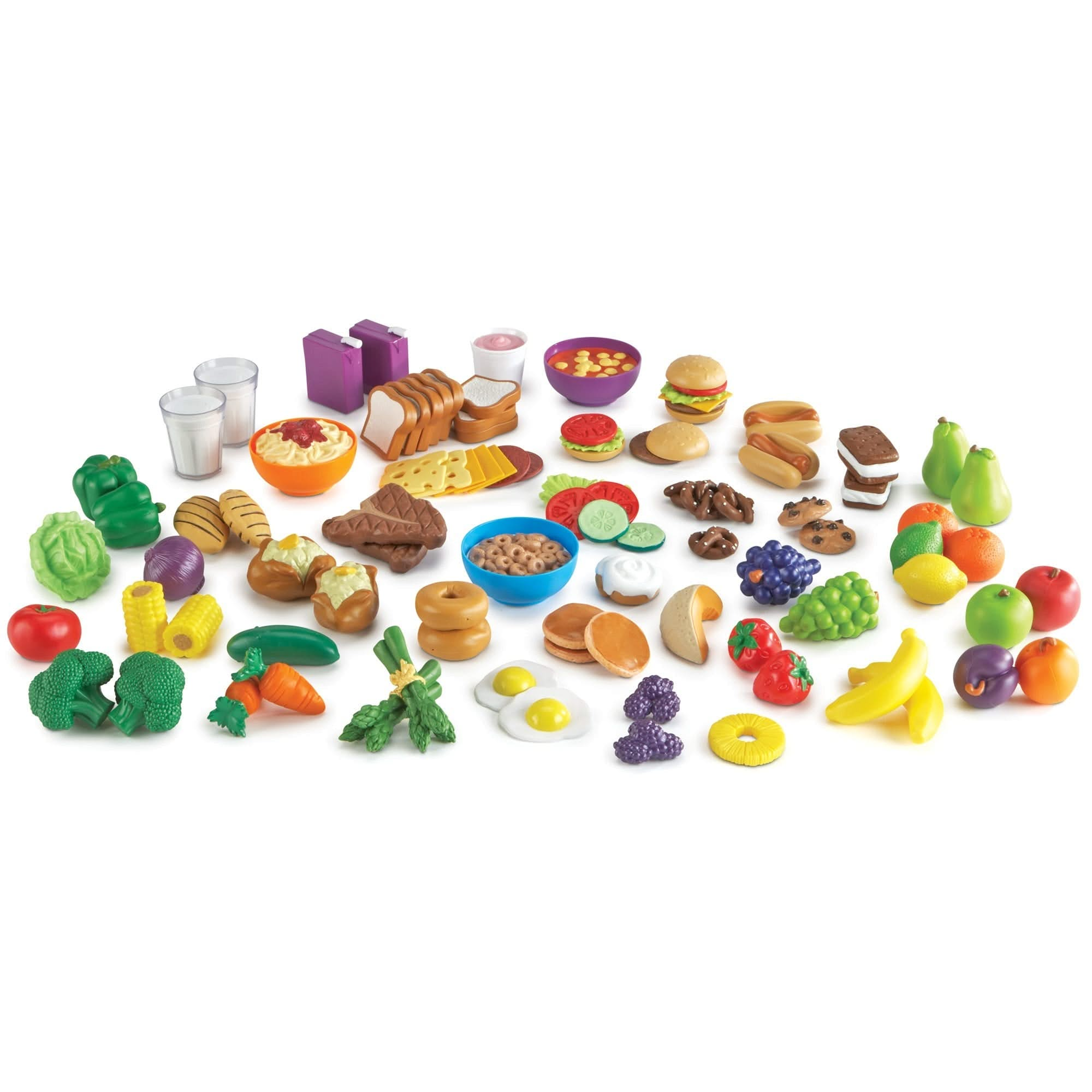 New Sprouts® Classroom Play Food Set, New Sprouts® Classroom Play Food Set,pretend play kitchen toys,kitchen toys,pretend play household,children's imaginative play ideas, New Sprouts® Classroom Play Food Set,New Sprouts® Classroom Play Food Set – The Ultimate Play Food Collection for Imaginative Play Transform your classroom or playroom into a bustling kitchen or market with the New Sprouts® Classroom Play Food Set! This deluxe set includes 100 pieces of high-quality play food, offering endless opportuniti