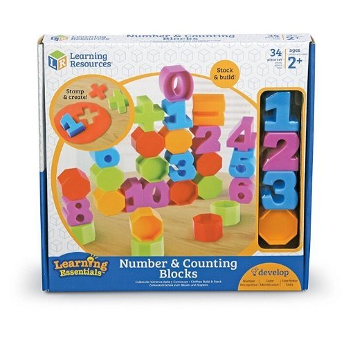 Number & Counting Building Blocks, Learning Resources Number & Counting Building Blocks,Early years numeracy resources,classroom numeracy resources,classroom number games,classroom number resources, Number & Counting Building Blocks,This colourful set of Number & Counting Building Blocks will keep early learners engaged for hours as they stack and spell basic words while developing their fine motor skills too! The Learning Resources Number & Counting Building Blocks contains sturdy plastic letters which are